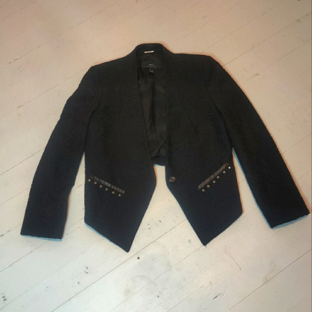 MNG collection black bolero jacket size 4